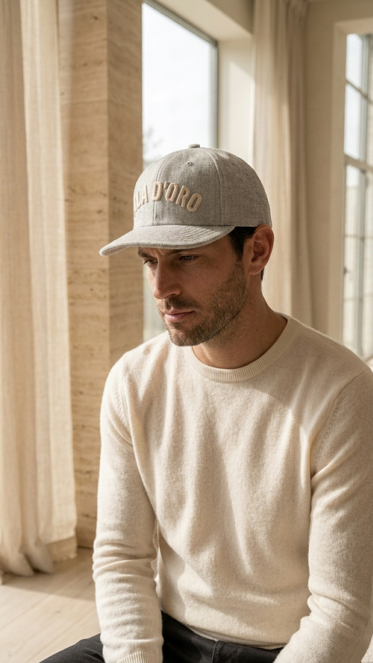 The Herringbone Cap
